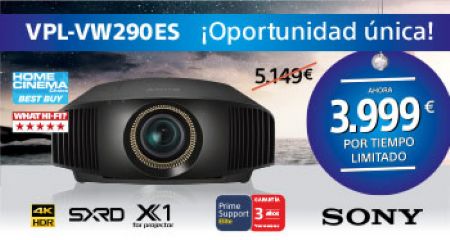 SONY VPL-VW290: ¡oportunidad única!