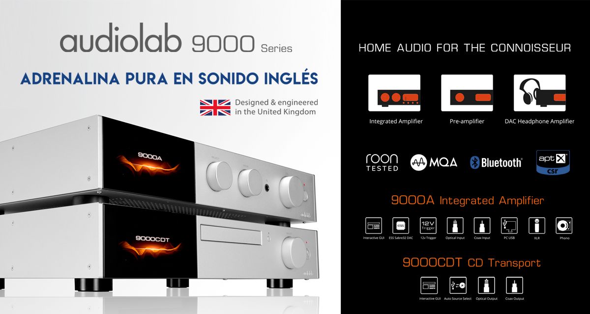 AUDIOLAB 9000 SERIES: adrenalina pura en sonido inglés