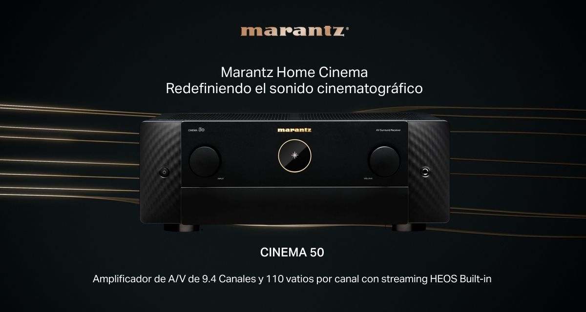Marantz Home Cinema, redefiniendo el sonido cinematográfico: aplificador Cinema 50