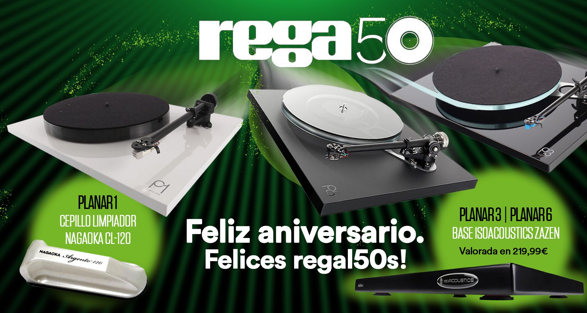 Rega 50 Aniversario