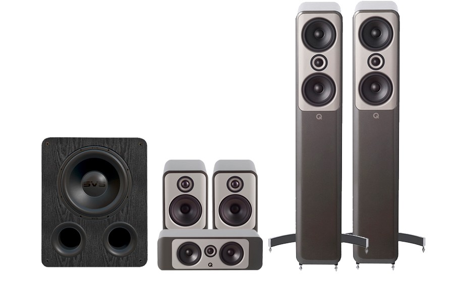 Q Acoustics Concept 50 5.1 Cinema Pack + PB1000 PRO - 46309