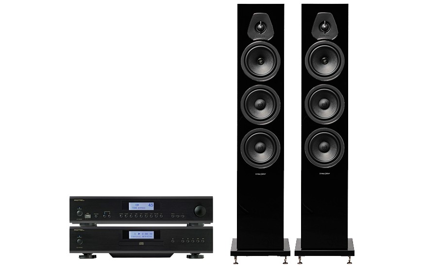 Rotel A14MKII + CD14MKII + LUMINA III - 47809
