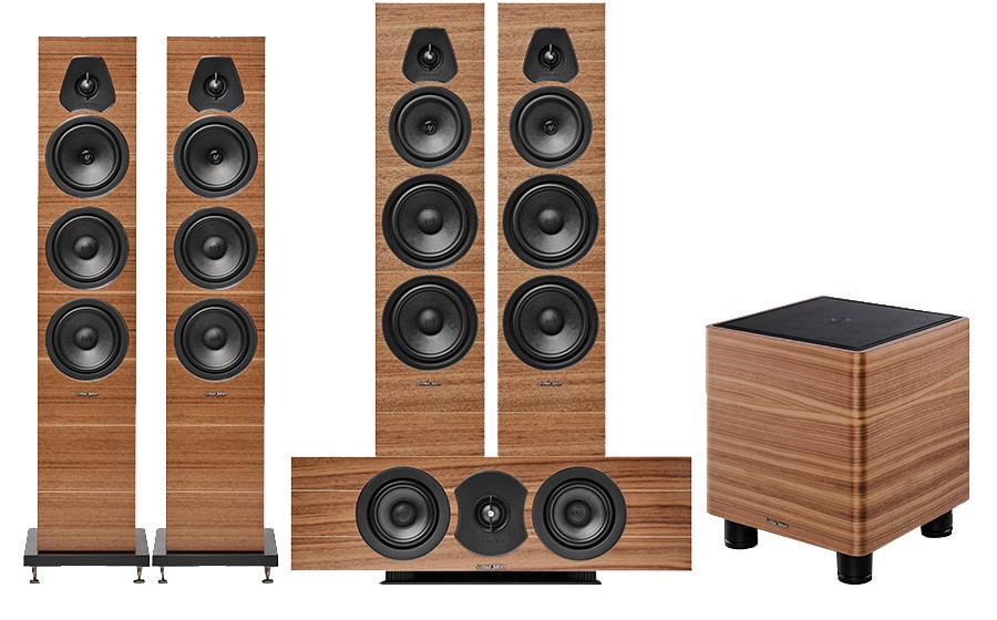 Sonus Faber LUMINA V + LUMINA III + CENTER I + Gravis I - 48532
