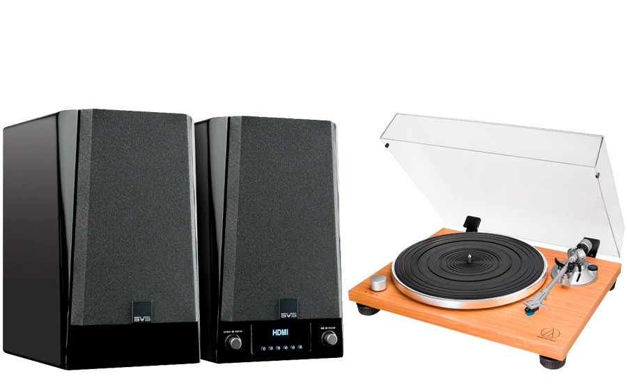 SVS Prime Wireless Pro Powered Speaker + AT-LPW30TK - 48801