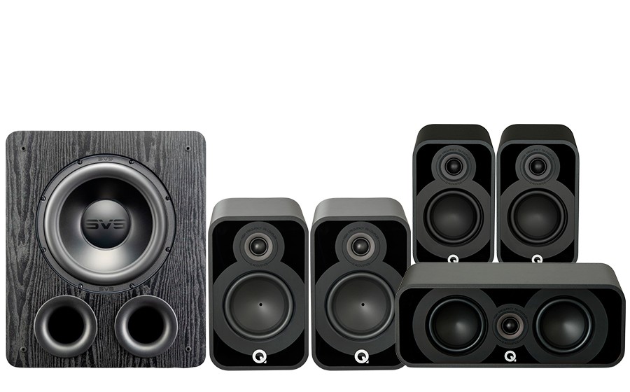 Q Acoustics 5020 + 5010 + 5090 + PB-1000 Pro - 50251