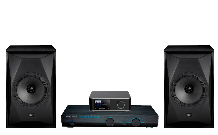 Musical Fidelity A1 + SourcePoint 8 + Wiim ULTRA - 52771