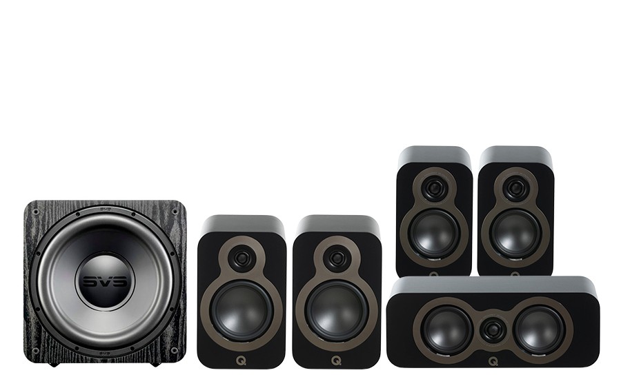 Q Acoustics 3020c + 3010c + 3090c + SB 1000 Pro - 53120