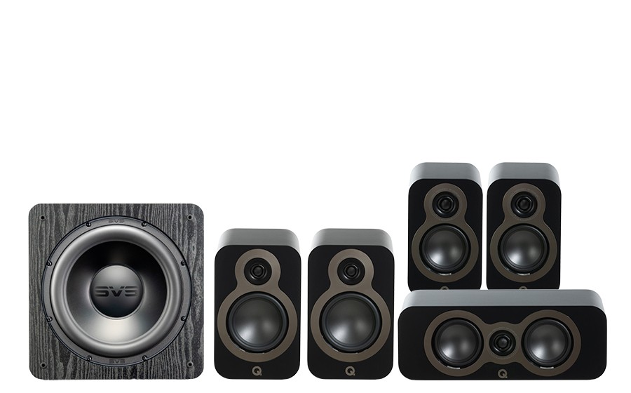 Q Acoustics 3020c + 3010c + 3090c + SB 2000 Pro - 53121