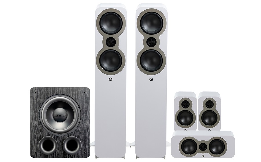 Q Acoustics 3050c + 3010c + 3090c + PB 1000 Pro - 53132