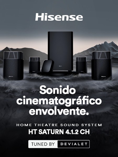 HT Saturn 4.1.2CH, Sonido cinematografico totalmente inalambrico.