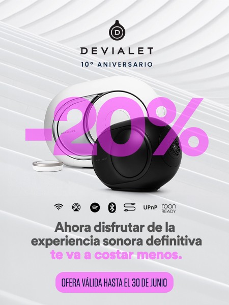 Devialet celebra su 10º Aniversario con grandes descuentos de hasta el 20%.