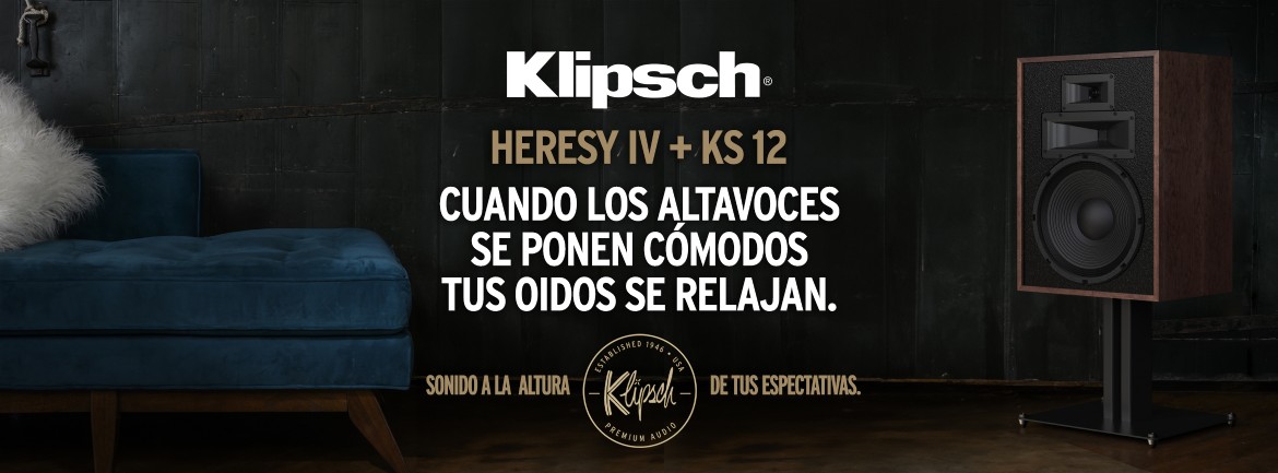 Klipsch Heresy IV + KS12, cuando los altavoces se ponen cómodos tus oidos se relajan.