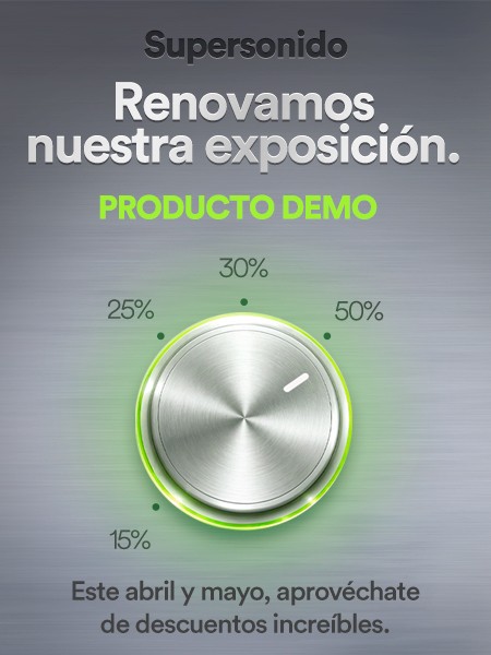 Renovamos nuestra exposición, producto demo.