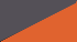 Grey/Orange
