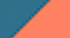 Blue Dusk/Apricot
