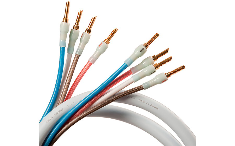 Supra Cables Quadrax 4x2.0 Bi-Amp Combicon - 24750