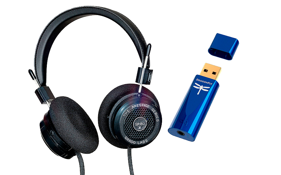 Grado SR80X + DragonFly Cobalt - 44973