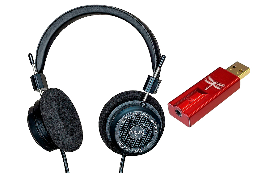Grado SR125X + DragonFly Red - 44977