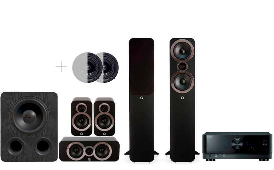 Yamaha RX-V6A + 3050i Cinema Pack + PB 1000 PRO ATMOS - 45120