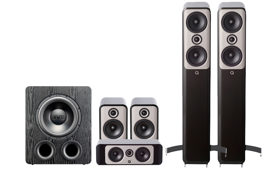Q-Acoustics Concept 50 5.1 Cinema Pack + PB2000 PRO - 46310