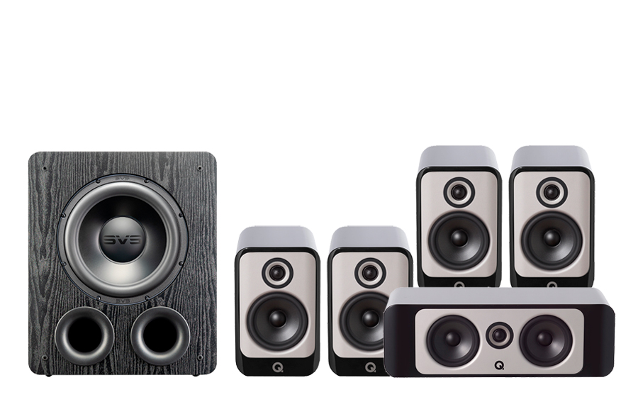 Q-Acoustics Concept 30 5.1 Cinema Pack + PB2000 PRO - 46314