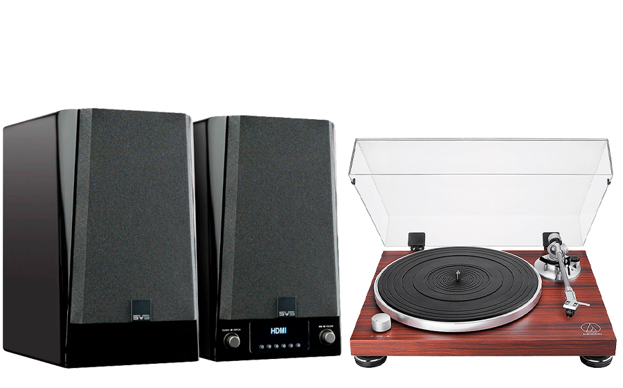 SVS Prime Wireless Pro Powered Speaker + AT-LPW50BTRW - 48805