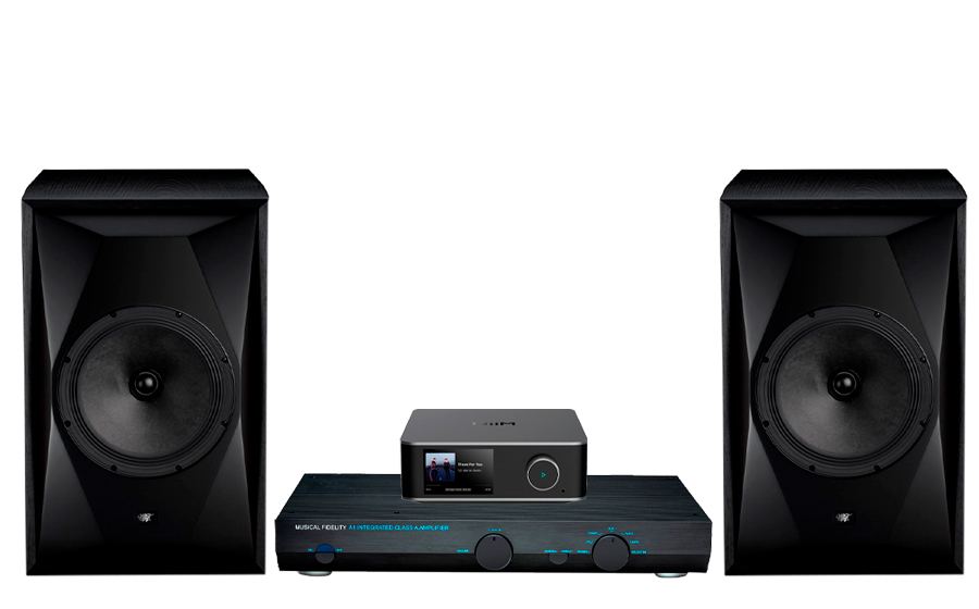 Musical Fidelity A1 + SourcePoint 10 + Wiim ULTRA - 52772