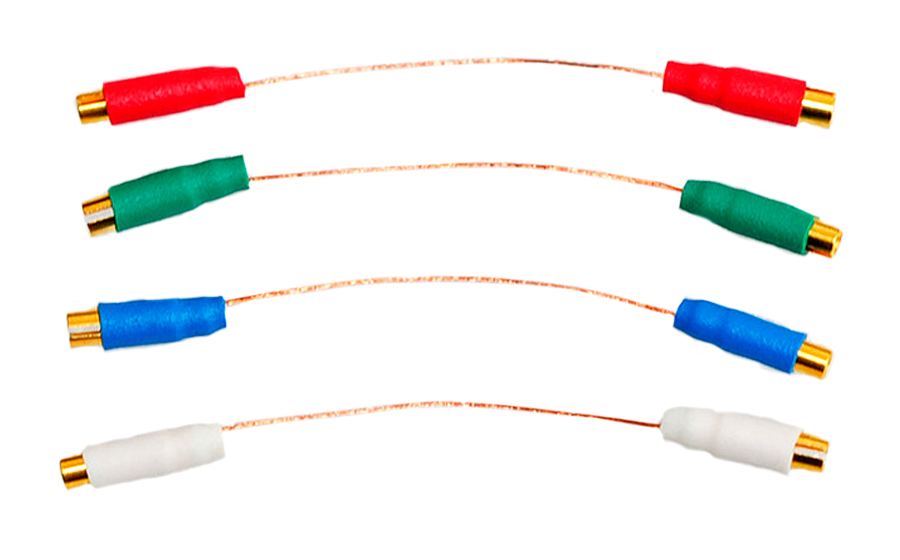 Nasotec Headshell leads Cardas 34awg CLEAR wire - 53022
